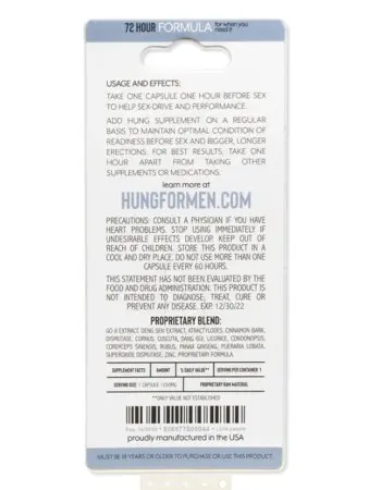 Hung Male Enhancement 24 Ct Display