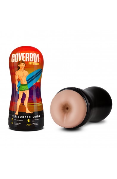 Coverboy - the Surfer Dude - Self Lubricating Stroker - Beige