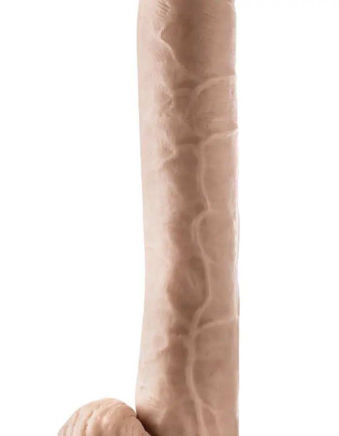 Dr. Skin - Dr. Michael - 14 Inch Dildo With Balls - Beige