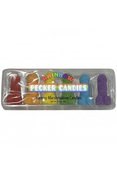 Rainbow Pecker Candies