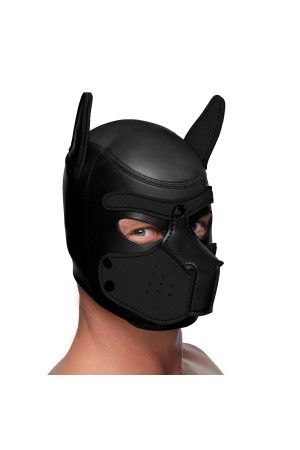 Spike Neoprene Puppy Hood - Black