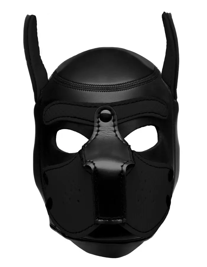 Spike Neoprene Puppy Hood - Black