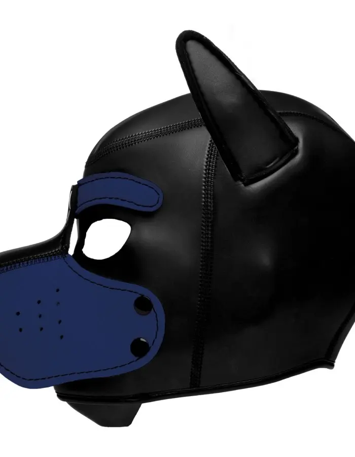 Spike Neoprene Puppy Hood - Blue
