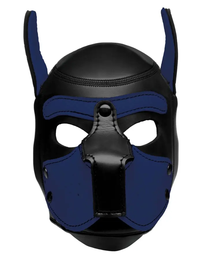 Spike Neoprene Puppy Hood - Blue