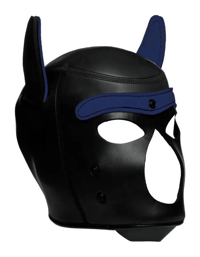 Spike Neoprene Puppy Hood - Blue