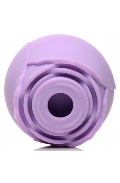 Bloomgasm Wild Rose 10x Suction Clit Stimulator -  Purple