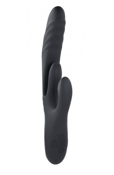 Playboy Pleasure - Rapid Rabbit - Vibrator  - Black