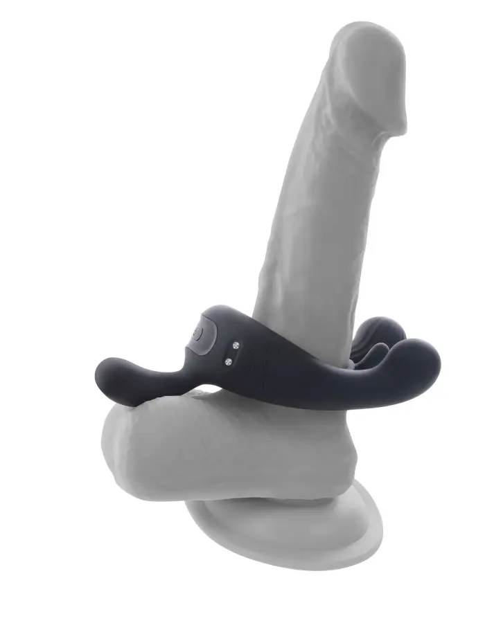 Playboy Pleasure - Triple Play - Cock Ring - Black
