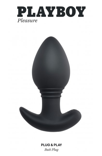 Playboy Pleasure - Plug and Play - Butt Plug - Black