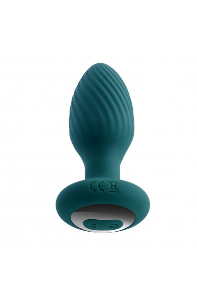 Playboy Pleasure - Spinning Tail Teaser -  Butt Plug - Deep Teal