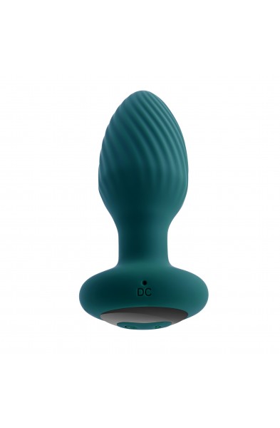 Playboy Pleasure - Spinning Tail Teaser -  Butt Plug - Deep Teal