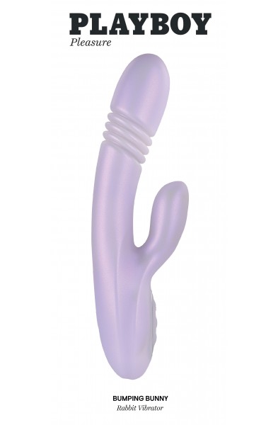 Playboy Pleasure - Bumping Bunny - Rabbit  Vibrator - Opal