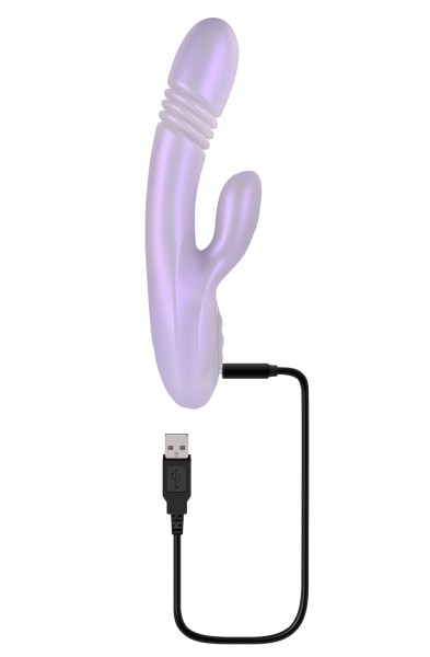 Playboy Pleasure - Bumping Bunny - Rabbit  Vibrator - Opal