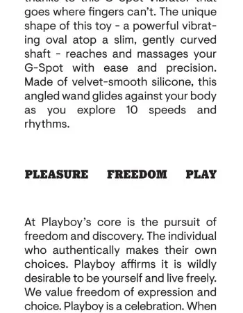 Playboy Pleasure - on the Spot - G-Spot Vibrator - Deep Teal
