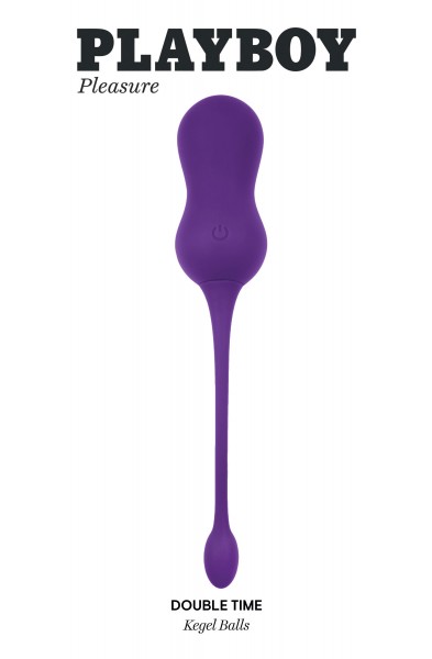 Playboy Pleasure - Double Time - Kegel Balls - Dark Purple