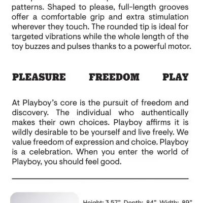 Playboy Pleasure - Playboy Bullet - Vibrator - Dark Purple