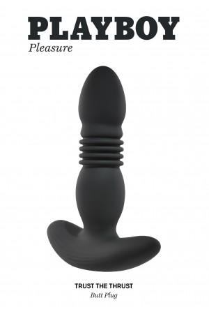 Playboy Pleasure - Trust the Thrust - Butt Plug - Black