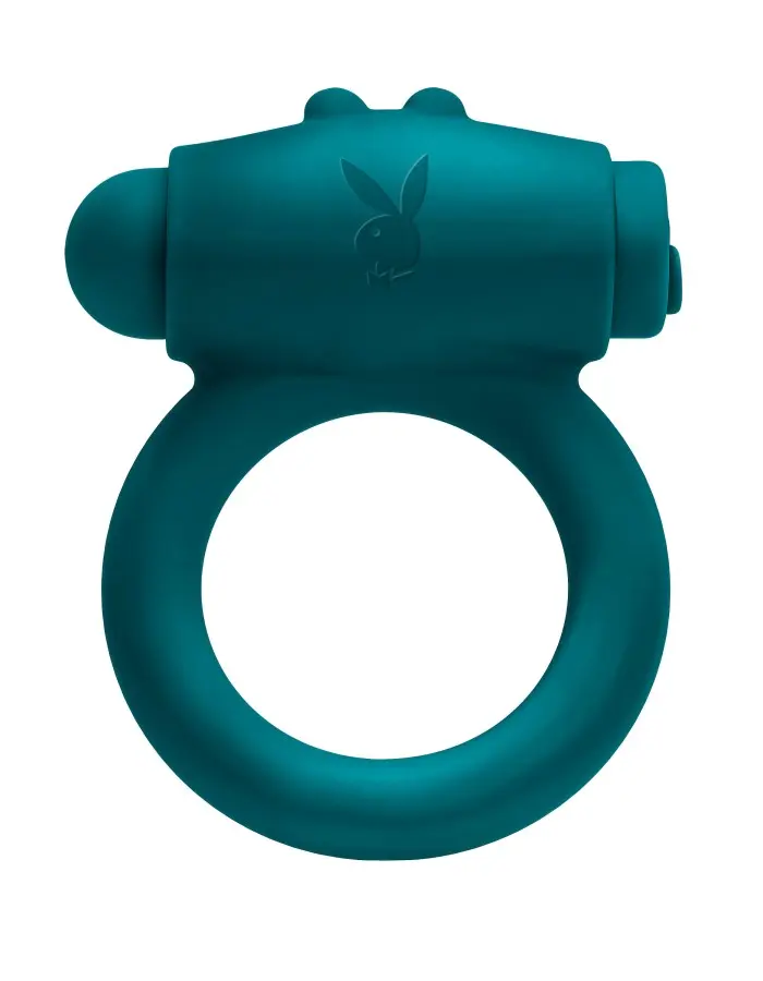 Playboy Pleasure - Bunny Buzzer - Cock Ring - Deep Teal