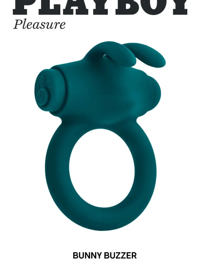 Playboy Pleasure - Bunny Buzzer - Cock Ring - Deep Teal