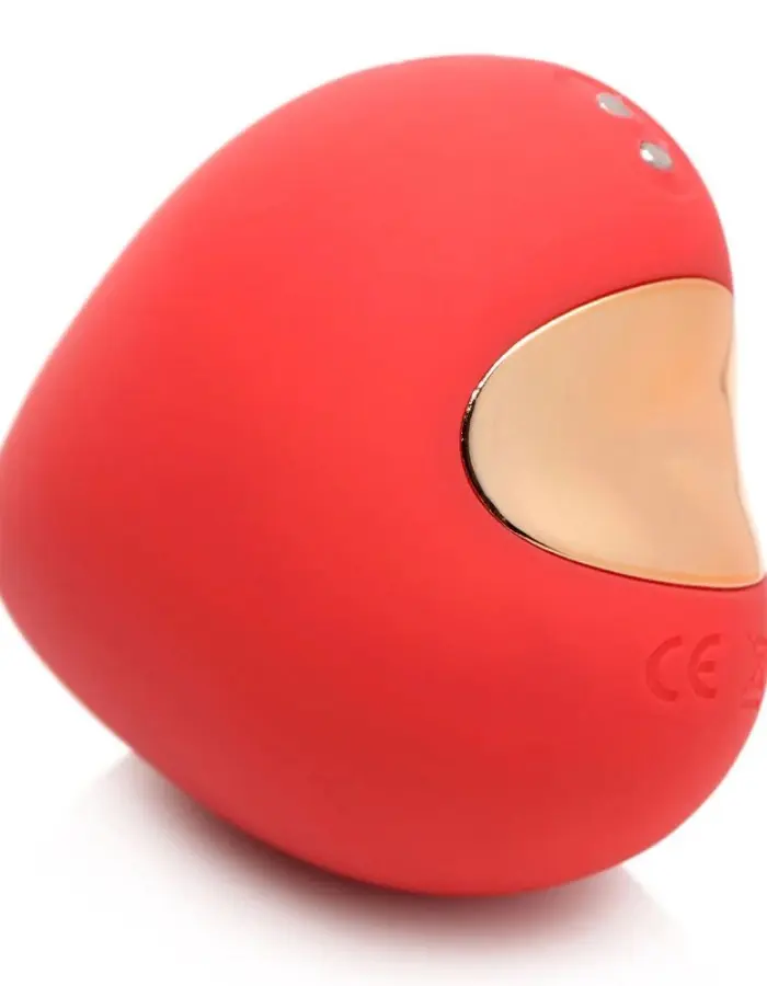 Shegasm 10x Heart Desire Silicone Suction Clit  Stimulator - Red