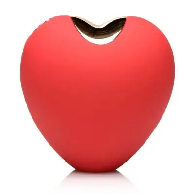 Shegasm 10x Heart Desire Silicone Suction Clit  Stimulator - Red