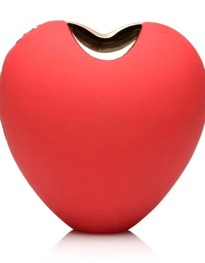 Shegasm 10x Heart Desire Silicone Suction Clit  Stimulator - Red