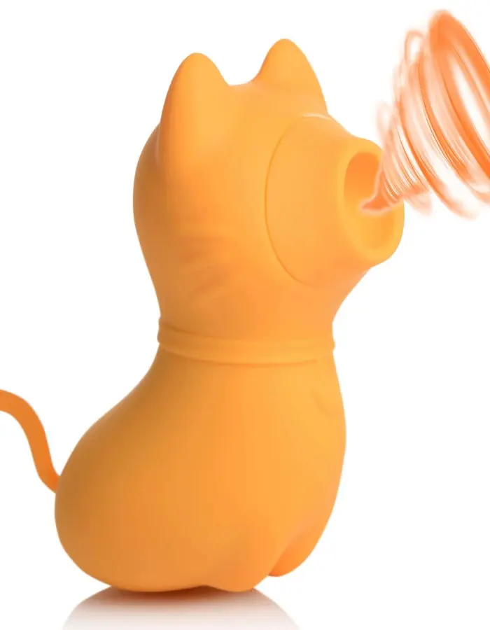 Sucky Kitty 7x Clitoral Stimulator - Orange