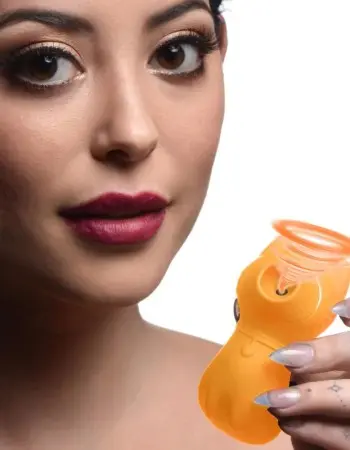 Sucky Kitty 7x Clitoral Stimulator - Orange