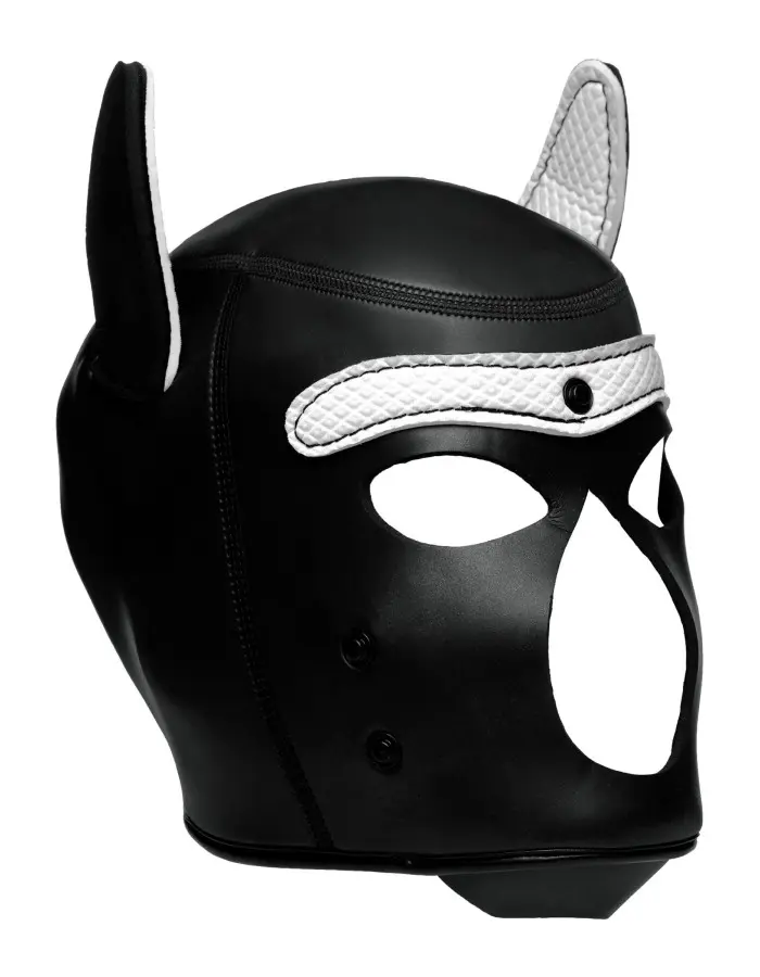 Spike Neoprene Puppy Hood - White