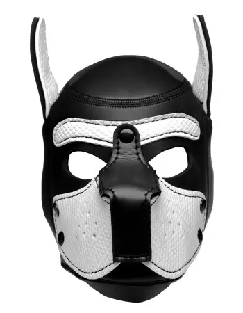 Spike Neoprene Puppy Hood - White