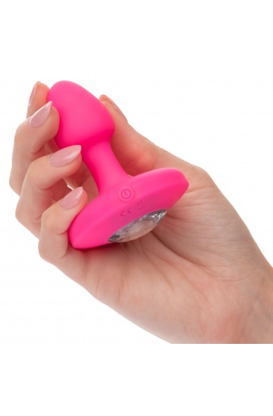 Cheeky Gems - Small Rechargeable Vibrating Probe - Vibrating Probe - Pink