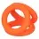 Alpha Liquid Silicone Tri-Ring - Orange Orange