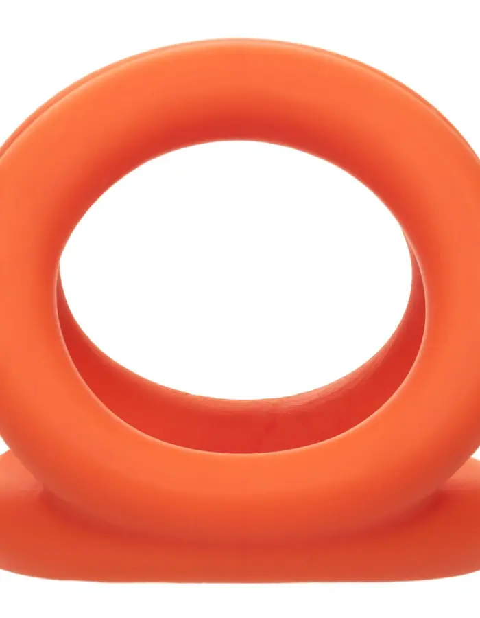 Alpha Liquid Silicone Tri-Ring - Orange Orange