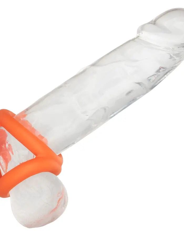 Alpha Liquid Silicone Tri-Ring - Orange Orange