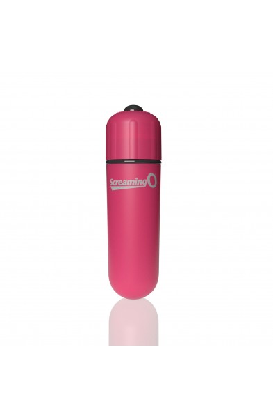 Screaming O 4b - Bullet - Super Powered One Touch  Vibrating Bullet - Strawberry