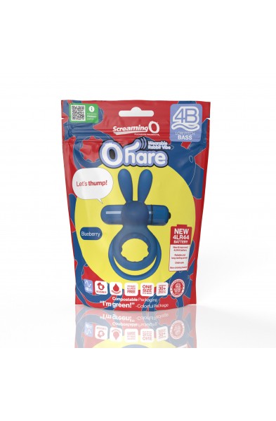 Screaming O 4b - Ohare Wearable Rabbit Vibe -  Blueberry