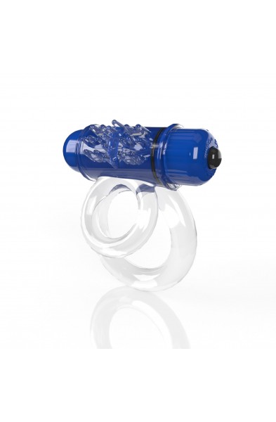 Screaming O 4t - Double O 6 Super Powered   Vibrating Double Ring - Blueberry