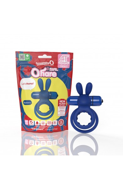 Screaming O 4t - Ohare Wearable Rabbit Vibe -  Blueberry