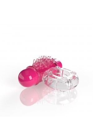 Screaming O 4t - Owow Super Powered Vibrating Ring - Strawberry