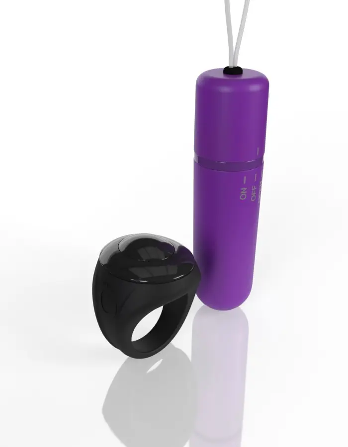 Screaming O 4t - Vibrating Panty Set With Remote Control Ring - Grape
