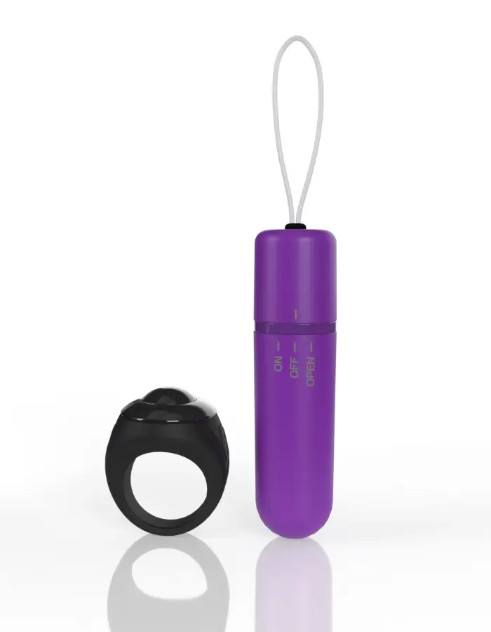 Screaming O 4t - Vibrating Panty Set With Remote Control Ring - Grape