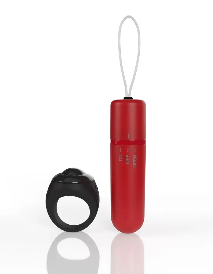 Screaming O 4t - Vibrating Panty Set With Remote Control Ring - Red