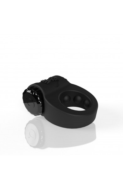 Screaming O - Big O Ritz Rechargeable Vibe Ring -  Black