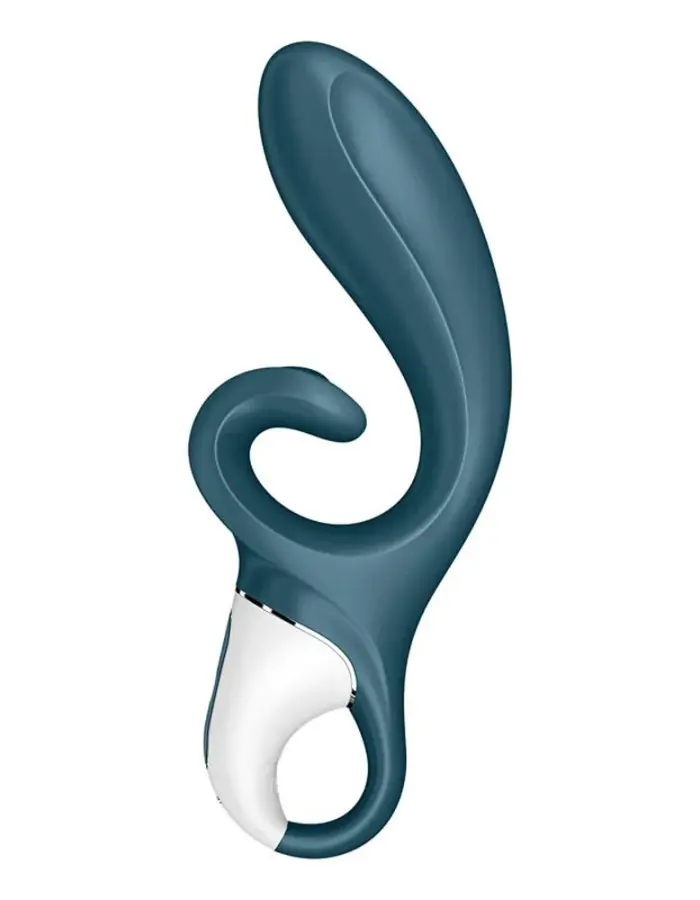 Hug Me - Rabbit Vibrator - Grey/blue