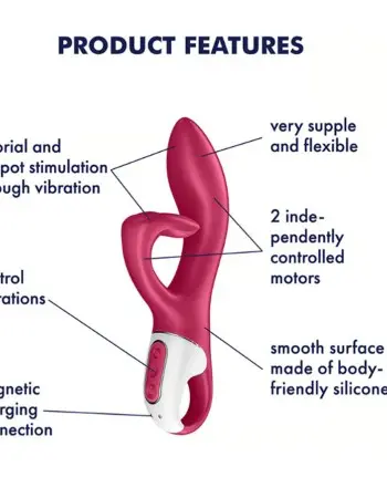 Satisfyer Embrace Me - Rabbit Vibrator - Berry