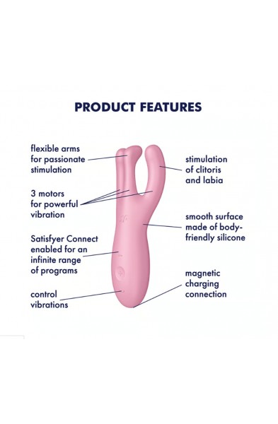 Satisfyer Threesome 4 - Pink