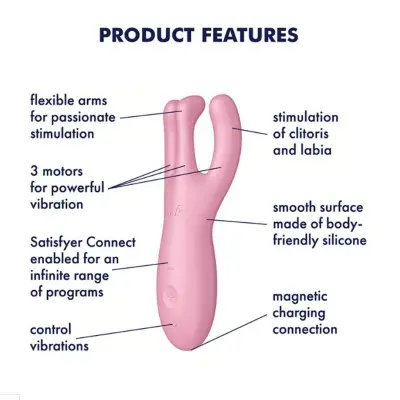 Satisfyer Threesome 4 - Pink