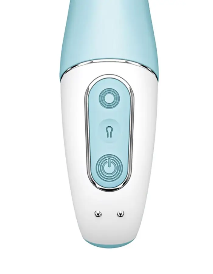Satisfyer Air Pump Vibrator 5 Plus Inflatable G-Spot Vibrator - Blue