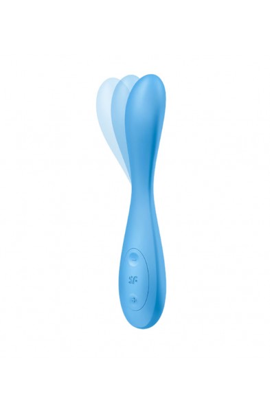 Satisfyer G-Spot Flex 4 Connect App - Multi  Vibrator - Blue