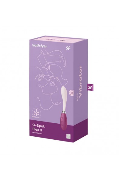 Satisfyer G-Spot Flex 3 - Multi Vibrator - Red